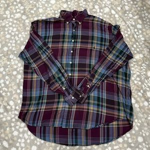Ralph Lauren Plaid Button Down Shirt